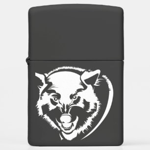 Head of a Wolf Zippo Lighter