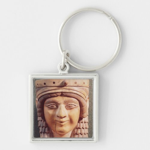 Head of a Woman called the Lady of the Well Keychain
