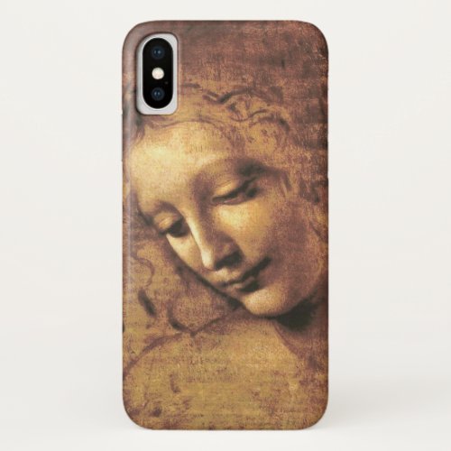 Head of a Woman La Scapigliata Leonardo Da Vinci iPhone X Case