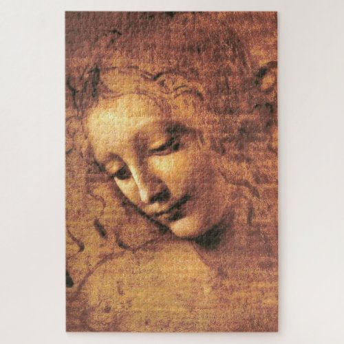 Head of a Woman La Scapigliata Leonardo Da Vinci Jigsaw Puzzle