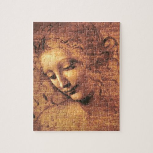 Head of a Woman La Scapigliata Leonardo Da Vinci Jigsaw Puzzle