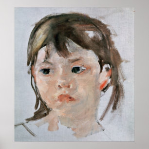 Head of a Young Girl Poster