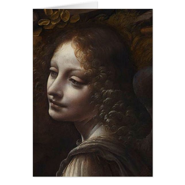 Head of an Angel by Leonardo da Vinci Cards (Front)