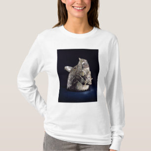 Head of an animal with human head in open jaws T-Shirt