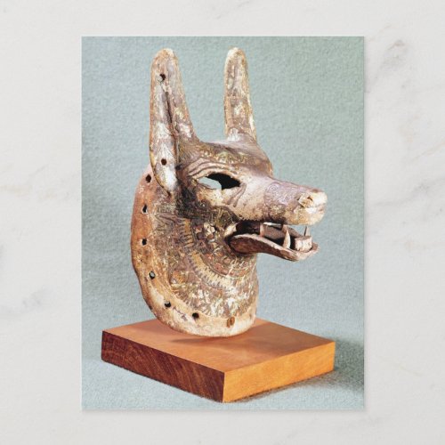Head of Anubis with a hinged jaw Postcard