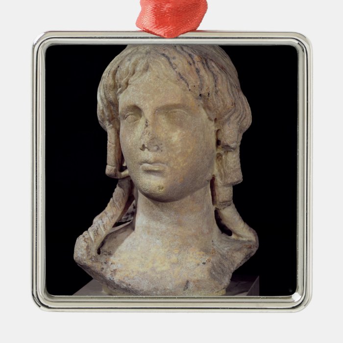 Head of Berenice I  or Cleopatra I Christmas Ornament