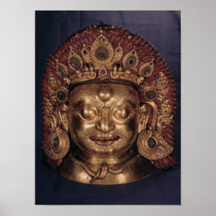 Head of Bhairava, late 17th century Poster