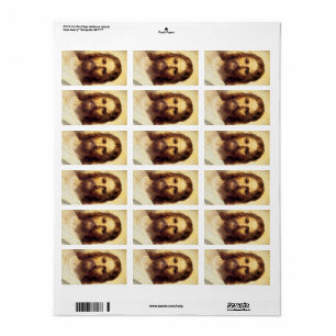 Head of Christ by Heinrich Hofmann Label