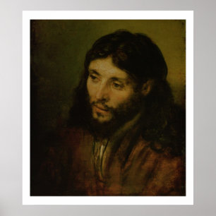 Head of Christ, c.1648 (oil on canvas) Poster