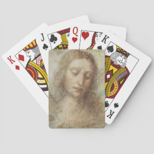 Head of Christ (Christianity) (Leonardo da Vinci) Poker Cards