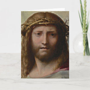 Head of Christ Correggio Card