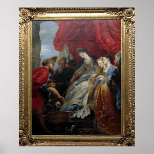 Head of Cyrus Brought to Queen Tomyris Poster