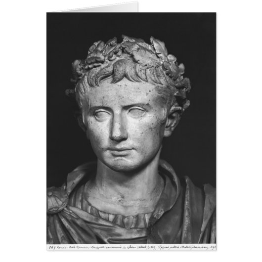 Head of Emperor Augustus Cards (Front)