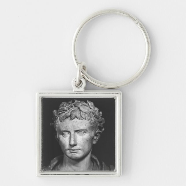Head of Emperor Augustus Keychain (Front)