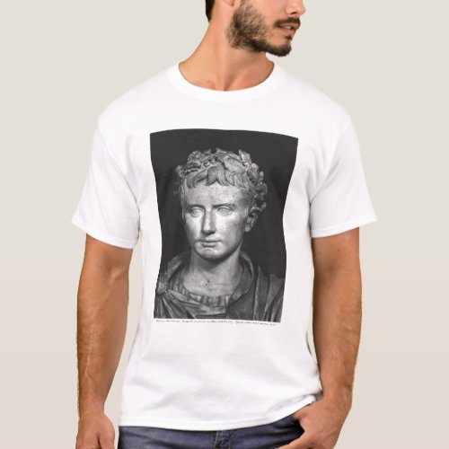 Head of Emperor Augustus T_Shirt