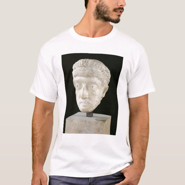 Head of Emperor Theodosius II T-Shirt (Front)