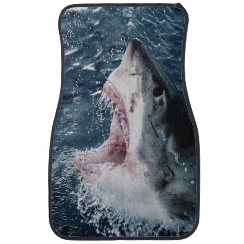 Head of Great White Shark Car Floor Mat