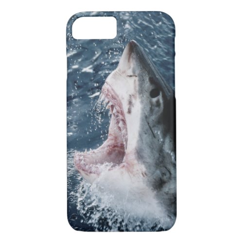 Head of Great White Shark iPhone 87 Case
