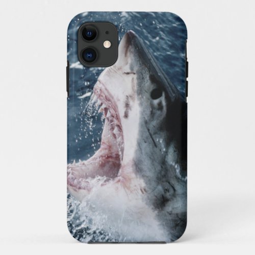 Head of Great White Shark iPhone 11 Case