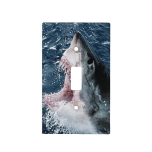 Head of Great White Shark Light Switch Cover