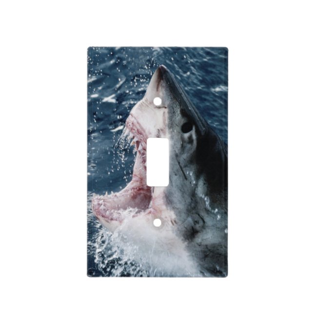 Head of Great White Shark Light Switch Cover (Front)