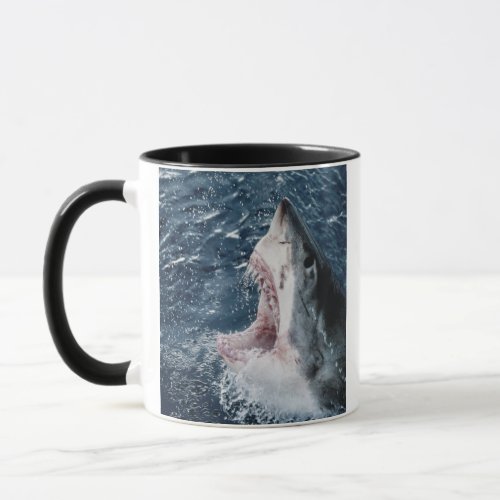 Head of Great White Shark Mug