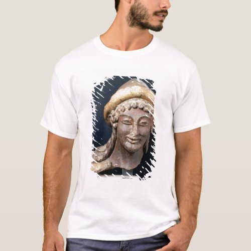 Head of Hermes wearing a pilos T_Shirt