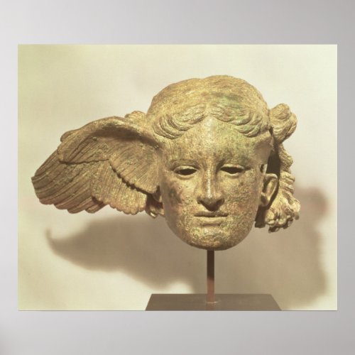 Head of Hypnos or Sleep Poster