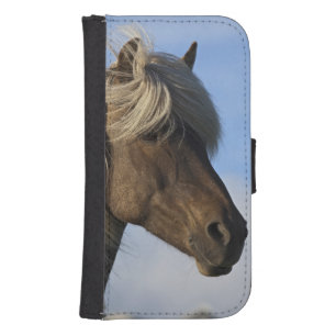 Head of Icelandic horse, Iceland Samsung S4 Wallet Case