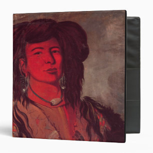 Head of Kate One Horn (oil on canvas) Binder