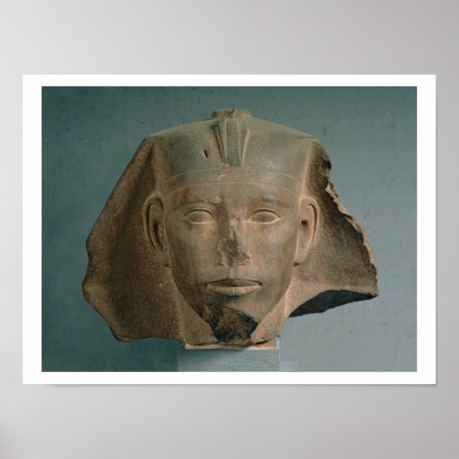 Head of King Djedefre, from Abu Roash, Old Kingdom Poster (Front)