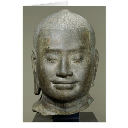 Head of King Jayavarman VII Cards (Front)