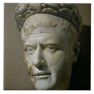 Head of Philip the Arab, Roman Emperor (244-249) ( Tile