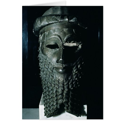Head of Sargon I 2334-2200 BC Cards (Front)