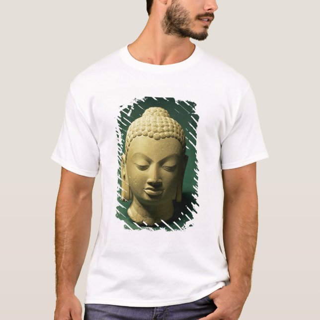 Head of the Buddha, Sarnath (sandstone) T-Shirt (Front)