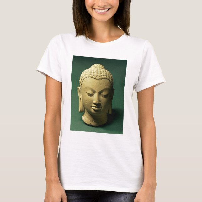 Head of the Buddha, Sarnath (sandstone) T-Shirt (Front)