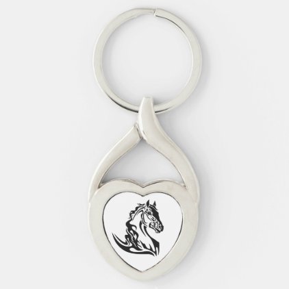 head of the horse keychain