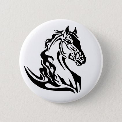 head of the horse pinback button