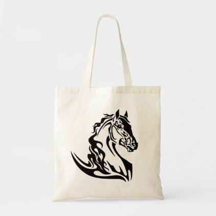 head of the horse tote bag