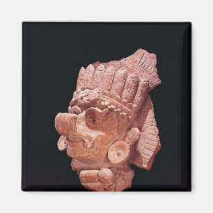 Head of the Mayan corn god, Oaxaca, c.500 AD Magnet