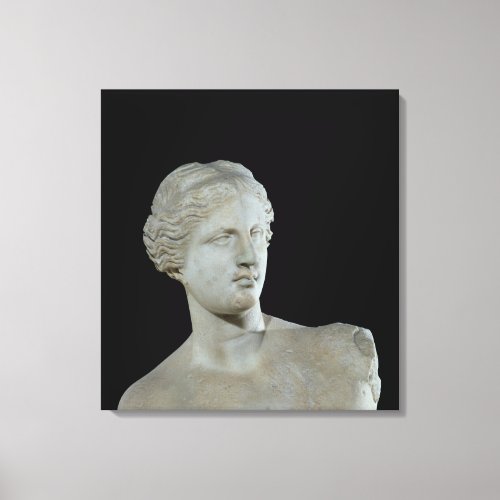 Head of the Venus de Milo c100 BC Canvas Print
