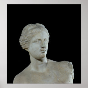 Head of the Venus de Milo, c.100 BC Poster