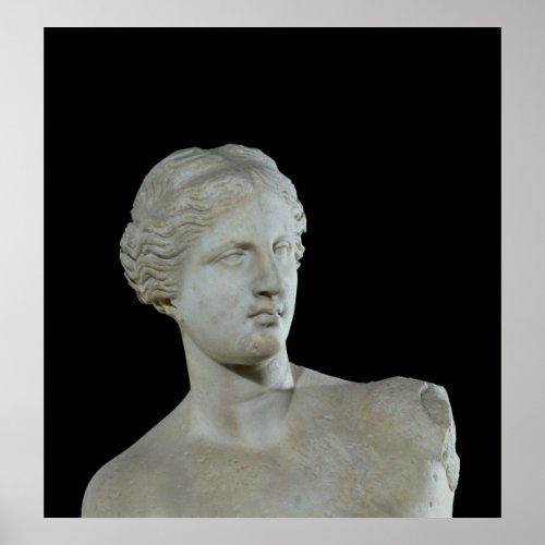 Head of the Venus de Milo c100 BC Poster