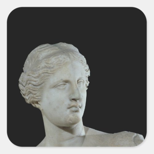 Head of the Venus de Milo c100 BC Square Sticker