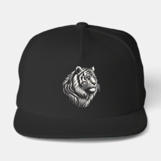 Head of tiger. Styling the head for your design. Snap Back Hat