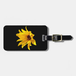 Head of yellow daisy Helenium Luggage Tag