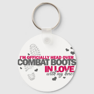 Head over Combat Boots Keychain