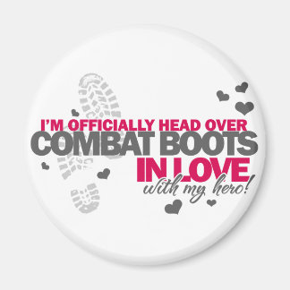Head over Combat Boots Magnet