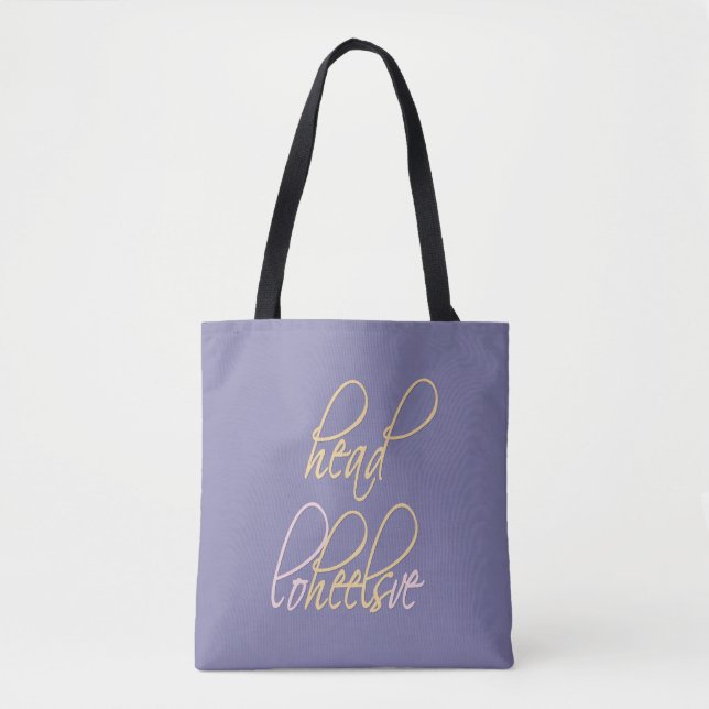 Head over Heels in Love Tote Bag (Front)