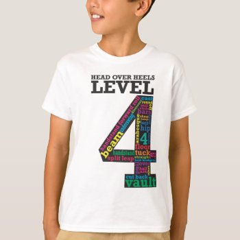 Head Over Heels Level 4 T-shirt by hohathleticarts at Zazzle